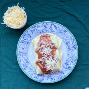 Crepes de Espinaca y Ricotta al Fileto