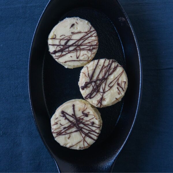 Alfajor de Dulce de Leche con cobertura de Chocolate blanco